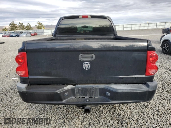 2006 Dodge Dakota SLT with VIN 1D7HW48NX6S665497, listed as a Copart auction lot 47468295 with 215,427 mi miles and Salvage Title. Bid and sale history available at carsss.com. Image 6.