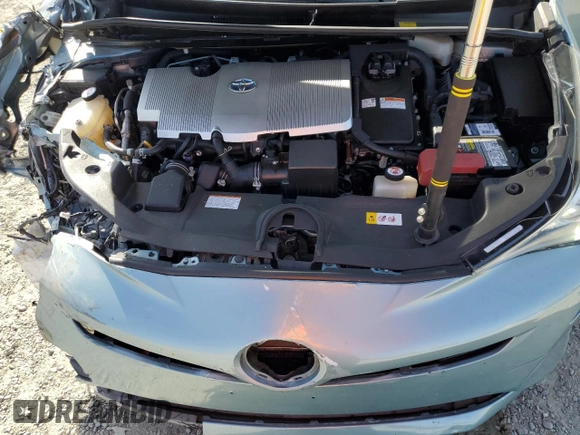 2016 Toyota Prius Two with VIN JTDKBRFU9G3021178, listed as a Copart auction lot 54104425 with 103,170 mi miles and Salvage Title. Bid and sale history available at carsss.com. Image 12.