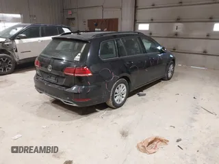 2019 Volkswagen Golf SportWagen S with VIN 3VWY57AU2KM511141, listed as a IAAI auction lot 41381913 with 93,679 mi miles. Bid and sale history available at carsss.com. Image 4.