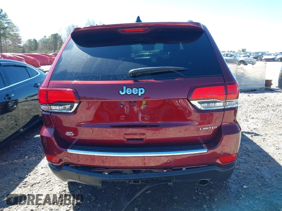 2020 Jeep Grand Cherokee Limited with VIN 1C4RJEBG3LC113861, listed as a IAAI auction lot 41801220 with 65,122 mi miles. Bid and sale history available at carsss.com. Image 17.