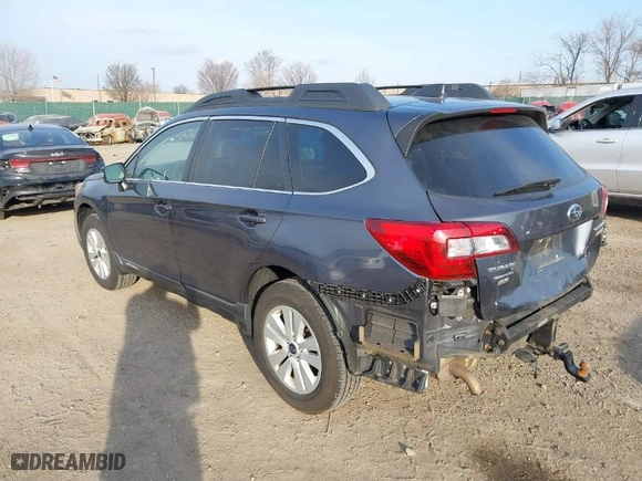 2017 Subaru Outback Premium with VIN 4S4BSAFC2H3242949, listed as a IAAI auction lot 41683467 with NaN miles. Bid and sale history available at carsss.com. Image 3.