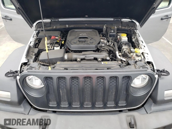 2021 Jeep Wrangler Unlimited Willys with VIN 1C4HJXDN2MW515423, listed as a Copart auction lot 55678745 with 42,169 mi miles and Salvage Title. Bid and sale history available at DreamBid. Image 11.