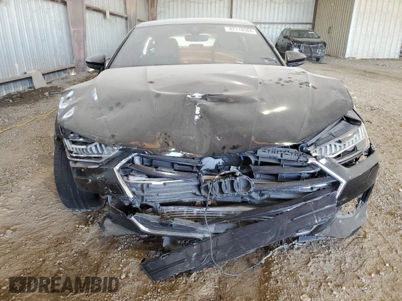 2019 Audi A7 Premium Plus with VIN WAUR2AF22KN050708, listed as a Copart auction lot 82110584 with 0 mi miles and Salvage Title. Bid and sale history available at carsss.com. Image 5.