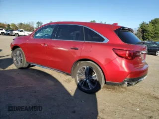 2019 Acura MDX Technology with VIN 5J8YD4H59KL003061, listed as a Copart auction lot 53265705 with 128,062 mi miles and Salvage title. Bid and sale history available at DreamBid. Image 2.