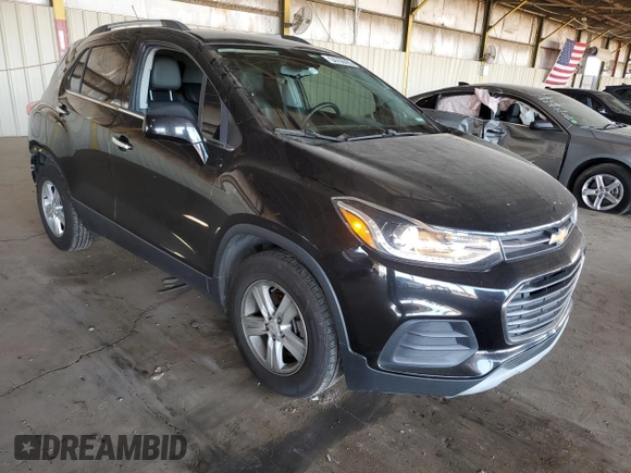 2020 Chevrolet Trax LT with VIN KL7CJLSBXLB011572, listed as a Copart auction lot 54706495 with 75,223 mi miles and Salvage title. Bid and sale history available at DreamBid. Image 4.
