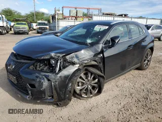 2021 Lexus UX 200 F Sport with VIN JTHE3JBH9M2037420, listed as a Copart auction lot 85603024 with 61,264 mi miles and Salvage title. Bid and sale history available at DreamBid. Image 1.