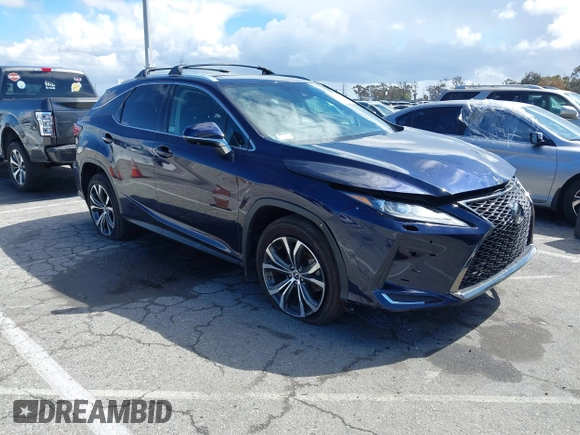 2022 Lexus RX with VIN 2T2HZMAA1NC226807, listed as a IAAI auction lot 41795157 with 38,073 mi miles. Bid and sale history available at carsss.com. Image 1.