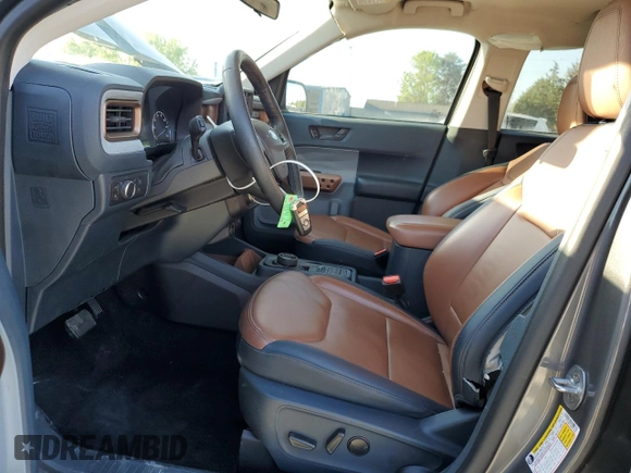 2022 Ford Maverick XL with VIN 3FTTW8E32NRA72905, listed as a Copart auction lot 53434865 with 43,702 mi miles and Salvage Title. Bid and sale history available at DreamBid. Image 7.