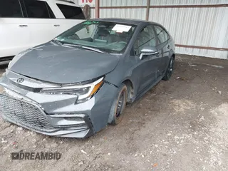 2023 Toyota Corolla SE with VIN 5YFS4MCE4PP160698, listed as a IAAI auction lot 42045913 with 37,168 mi miles and . Bid and sale history available at DreamBid. Image 2.