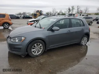 2016 Volkswagen Golf TSI SE with VIN 3VW217AU6GM043584, listed as a Copart auction lot 51722765 with 130,640 mi miles and Clean Title. Bid and sale history available at carsss.com. Image 1.