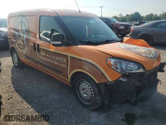 2018 Ram ProMaster City Cargo Tradesman with VIN ZFBERFAB4J6L41479, listed as a Copart auction lot 63806924 with 53,151 mi miles and Salvage Title. Bid and sale history available at DreamBid. Image 4.