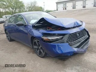 2025 Honda Accord Sport with VIN 1HGCY2F57SA002363, listed as a IAAI auction lot 42157855 with 8,737 mi miles and . Bid and sale history available at DreamBid. Image 6.