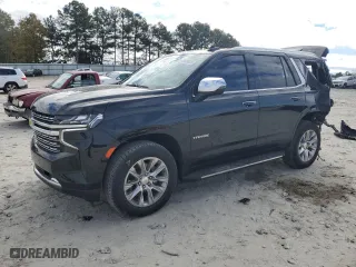 2023 Chevrolet Tahoe Premier with VIN 1GNSCSKD3PR543190, listed as a Copart auction lot 80420224 with 9,999 mi miles and Salvage Title. Bid and sale history available at carsss.com. Image 1.