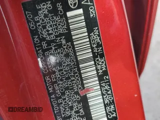 2007 Toyota Prius with VIN JTDKB20U473268804, listed as a Copart auction lot 51985705 with 253,191 mi miles and Salvage Title. Bid and sale history available at DreamBid. Image 12.