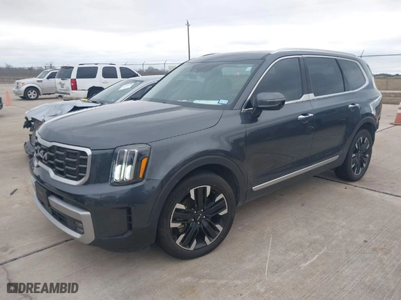 2023 Kia Telluride SX Prestige X-Pro with VIN 5XYP5DGC3PG329805, listed as a IAAI auction lot 41289569 with NaN miles. Bid and sale history available at carsss.com. Image 2.