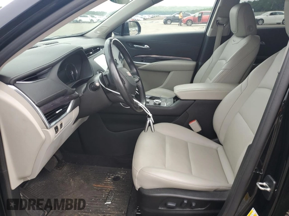2021 Cadillac XT4 AWD Luxury with VIN 1GYFZBR4XMF014647, listed as a Copart auction lot 63800444 with 49,724 mi miles and Salvage Title. Bid and sale history available at carsss.com. Image 7.