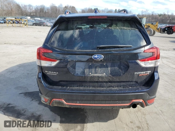 2022 Subaru Forester Sport with VIN JF2SKAJC3NH400677, listed as a Copart auction lot 50601685 with 63,918 mi miles and Salvage Title. Bid and sale history available at carsss.com. Image 6.