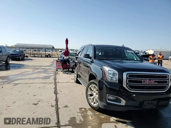 2020 GMC Yukon SLE with VIN 1GKS1AKC3LR197205, listed as a Copart auction lot 48792375 with 39,765 mi miles and Salvage Title. Bid and sale history available at carsss.com. Image 14.