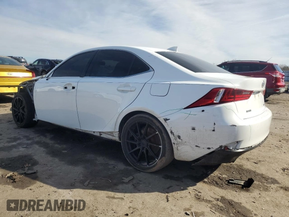 2014 Lexus IS 350 with VIN JTHBE1D29E5004956, listed as a Copart auction lot 44047825 with 147,275 mi miles and Salvage Title. Bid and sale history available at carsss.com. Image 2.
