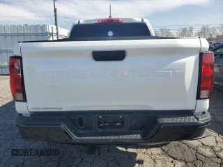 2023 Chevrolet Colorado 4WD Work Truck with VIN 1GCGTBEC9P1197906, listed as a Copart auction lot 45225455 with 45,087 mi miles and Salvage title. Bid and sale history available at DreamBid. Image 6.