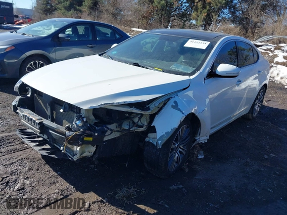 2016 Kia Cadenza Premium with VIN KNALN4D7XG5211147, listed as a IAAI auction lot 41452434 with 108,443 mi miles and . Bid and sale history available at DreamBid. Image 2.