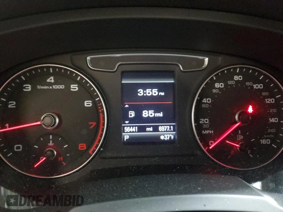 2018 Audi Q3 Premium Plus with VIN WA1JCCFS9JR031065, listed as a Copart auction lot 86069934 with 56,441 mi miles and Salvage Title. Bid and sale history available at carsss.com. Image 9.
