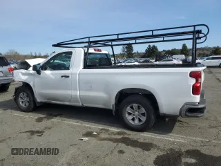 2021 Chevrolet Silverado 1500 Work Truck with VIN 3GCNWAEF7MG317850, listed as a Copart auction lot 49791675 with 75,586 mi miles and Salvage Title. Bid and sale history available at carsss.com. Image 2.