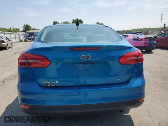 2016 Ford Focus SE с VIN 1FADP3F29GL396810, выставлен на аукционе Copart как лот 58230535 с пробегом 84 146 миль миль и Списание • Salvage title. История ставок и продаж доступна на DreamBid. Изображение 6.