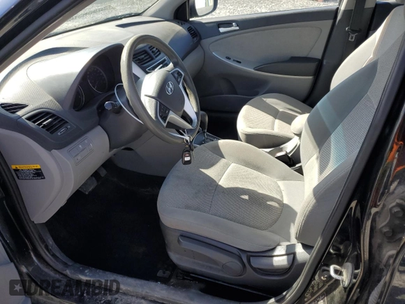 2012 Hyundai Accent GLS with VIN KMHCT4AE0CU245394, listed as a Copart auction lot 49442285 with 240,402 mi miles and Salvage Title. Bid and sale history available at carsss.com. Image 7.