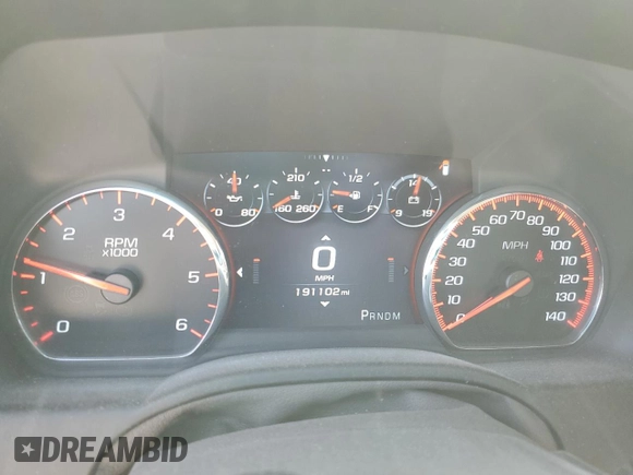 2015 GMC Yukon XL Denali with VIN 1GKS2JKJ3FR585809, listed as a Copart auction lot 48219925 with 191,102 mi miles and Salvage Title. Bid and sale history available at DreamBid. Image 9.