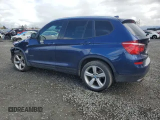 2017 BMW X3 xDrive28i with VIN 5UXWX9C55H0T00256, listed as a Copart auction lot 47207465 with 113,792 mi miles and Salvage Title. Bid and sale history available at DreamBid. Image 2.
