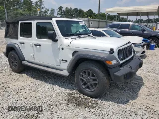 2018 Jeep Wrangler Unlimited Sport S z VIN 1C4HJXDG8JW165597, wystawiony jako Copart lot #59629255 z przebiegiem 73 305 mil mil oraz Szkoda całkowita • Salvage title. Historia ofert i sprzedaży dostępna na DreamBid. Obrazek 4.