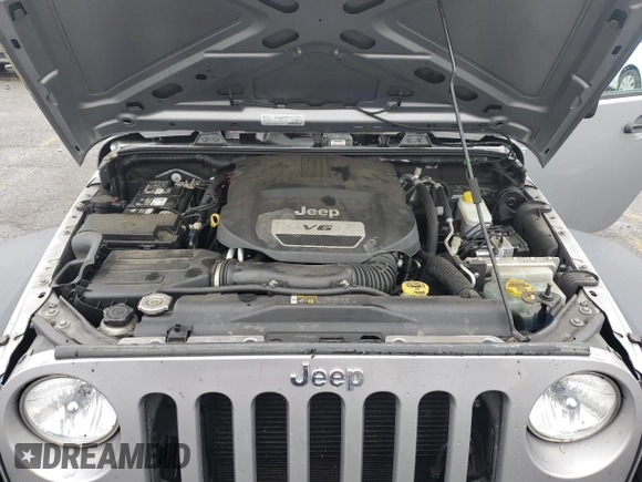 2017 Jeep Wrangler Unlimited Sport with VIN 1C4BJWDG1HL754907, listed as a Copart auction lot 56607585 with 66,324 mi miles and Salvage title. Bid and sale history available at DreamBid. Image 11.