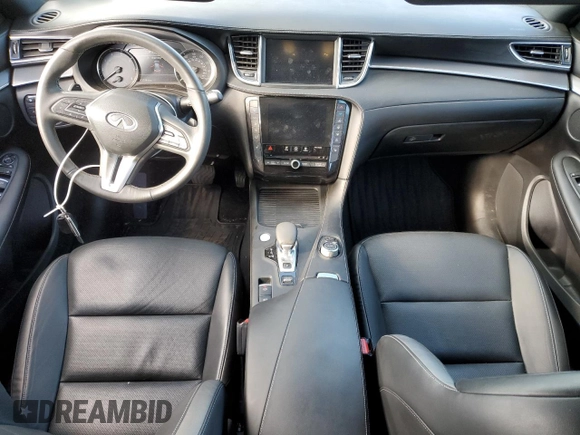 2022 Infiniti QX50 LUXE with VIN 3PCAJ5BB4NF107154, listed as a Copart auction lot 42531093 with 13,758 mi miles. Bid and sale history available at carsss.com. Image 8.