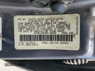 2013 Toyota Corolla L with VIN 5YFBU4EE9DP148698, listed as a Copart auction lot 53321195 with 181,945 mi miles and Clean Title. Bid and sale history available at carsss.com. Image 12.