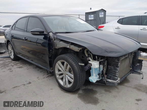 2019 Volkswagen Passat 2.0T Wolfsburg Edition with VIN 1VWLA7A36KC007173, listed as a IAAI auction lot 41357381 with 79,356 mi miles. Bid and sale history available at carsss.com. Image 1.