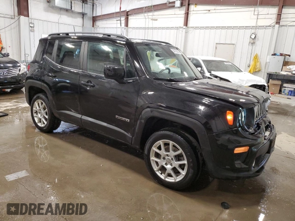 2020 Jeep Renegade Latitude with VIN ZACNJBBB4LPL97771, listed as a Copart auction lot 54776085 with 106,326 mi miles and Salvage title. Bid and sale history available at DreamBid. Image 4.