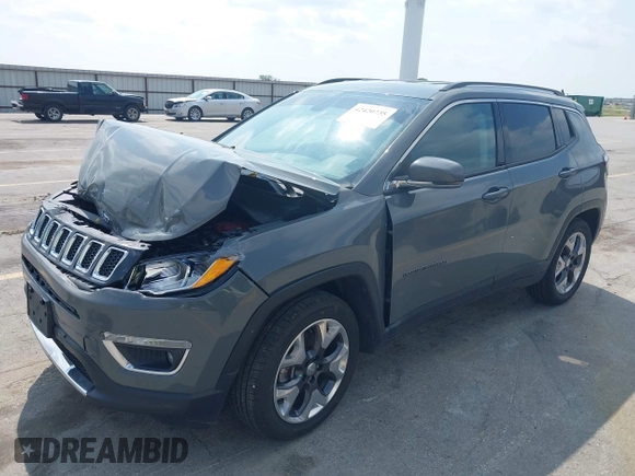2020 Jeep Compass Limited with VIN 3C4NJCCB8LT128866, listed as a IAAI auction lot 42420735 with 149,565 mi miles and . Bid and sale history available at DreamBid. Image 17.