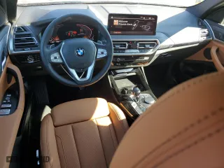 2023 BMW X3 xDrive30i with VIN 5UX53DP03P9T15924, listed as a Copart auction lot 46892685 with 7,620 mi miles and Salvage Title. Bid and sale history available at carsss.com. Image 8.