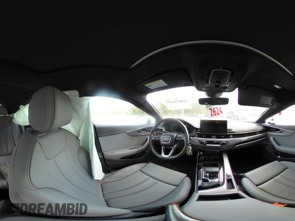 2023 Audi A5 Sportback S line Premium Plus z VIN WAUFACF56PA038023, wystawiony jako IAAI lot #42074137 z przebiegiem 15 998 mil mil oraz . Historia ofert i sprzedaży dostępna na DreamBid. Obrazek 18.