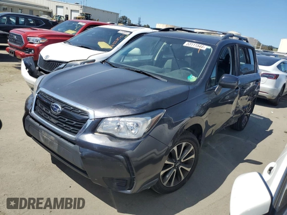 2018 Subaru Forester Premium with VIN JF2SJGEC2JH566313, listed as a Copart auction lot 53111544 with 93,530 mi miles and Salvage Title. Bid and sale history available at carsss.com. Image 1.