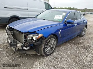 2020 Genesis G70 2.0T with VIN KMTG64LAXLU048760, listed as a IAAI auction lot 41553678 with 63,043 mi miles. Bid and sale history available at carsss.com. Image 17.