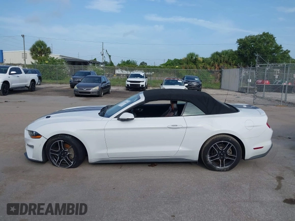 2018 Ford Mustang EcoBoost Premium with VIN 1FATP8UH4J5115153, listed as a IAAI auction lot 42498446 with 118,485 mi miles and . Bid and sale history available at DreamBid. Image 13.
