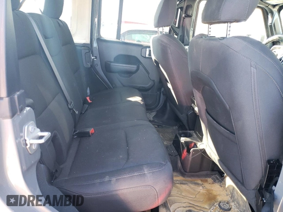 2022 Jeep Wrangler Unlimited Willys with VIN 1C4HJXDG5NW103726, listed as a Copart auction lot 75965134 with 21,536 mi miles and Salvage Title. Bid and sale history available at DreamBid. Image 11.