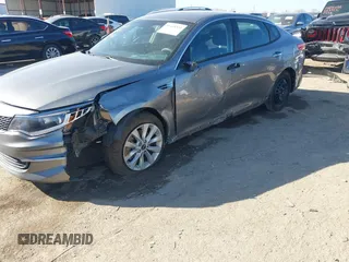 2018 Kia Optima LX with VIN 5XXGT4L32JG254229, listed as a IAAI auction lot 41668531 with 59,892 mi miles. Bid and sale history available at carsss.com. Image 6.