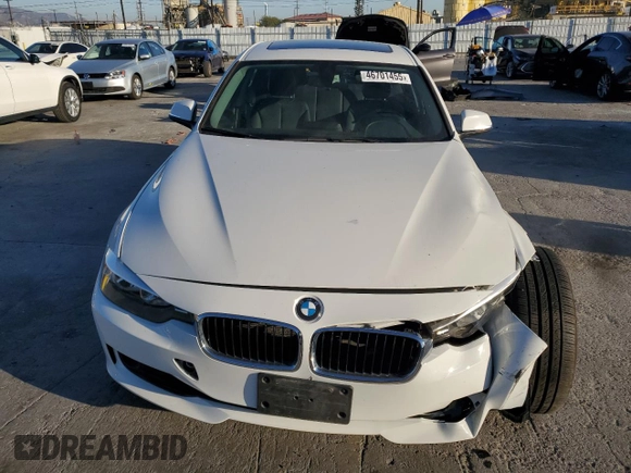 2015 BMW 3 Series 328i with VIN WBA3C1C51FK122717, listed as a Copart auction lot 46701455 with 57,826 mi miles and Salvage Title. Bid and sale history available at carsss.com. Image 5.