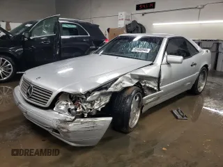 1998 Mercedes-Benz SL-Class with VIN WDBFA67F0WF164146, listed as a Copart auction lot 85488944 with 147,473 mi miles and Salvage Title. Bid and sale history available at carsss.com. Image 1.