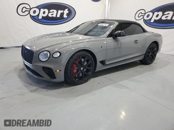 2023 Bentley Continental GT GT V8 z VIN SCBDG4ZG0PC006798, wystawiony jako Copart lot #84962754 z przebiegiem 5 073 mil mil oraz Szkoda całkowita • Salvage title. Historia ofert i sprzedaży dostępna na DreamBid. Obrazek 1.