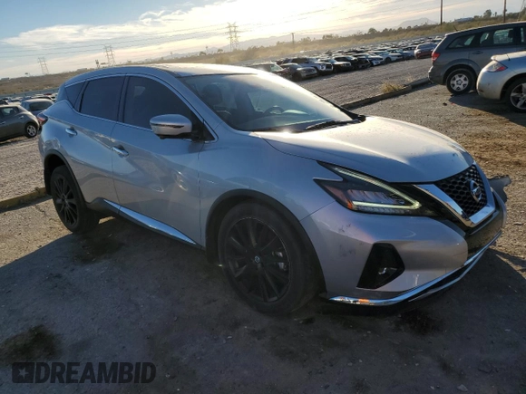 2022 Nissan Murano SL with VIN 5N1AZ2CJ6NC117416, listed as a Copart auction lot 86706434 with 21,859 mi miles and Salvage Title. Bid and sale history available at carsss.com. Image 4.