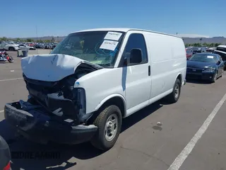 2005 Chevrolet Express Cargo with VIN 1GCFG15X151190930, listed as a IAAI auction lot 40196270 with Not provided miles and . Bid and sale history available at DreamBid. Image 2.